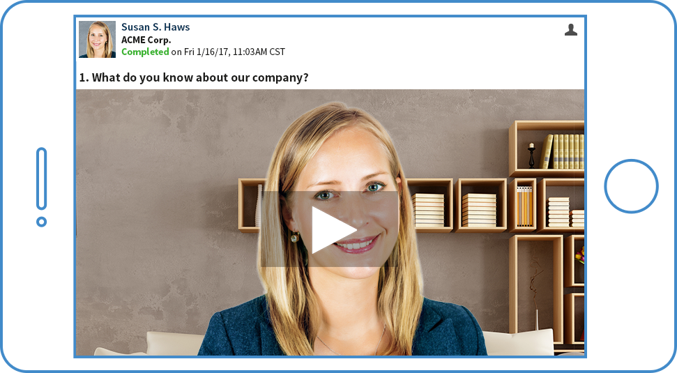 Video Interview Mobile App