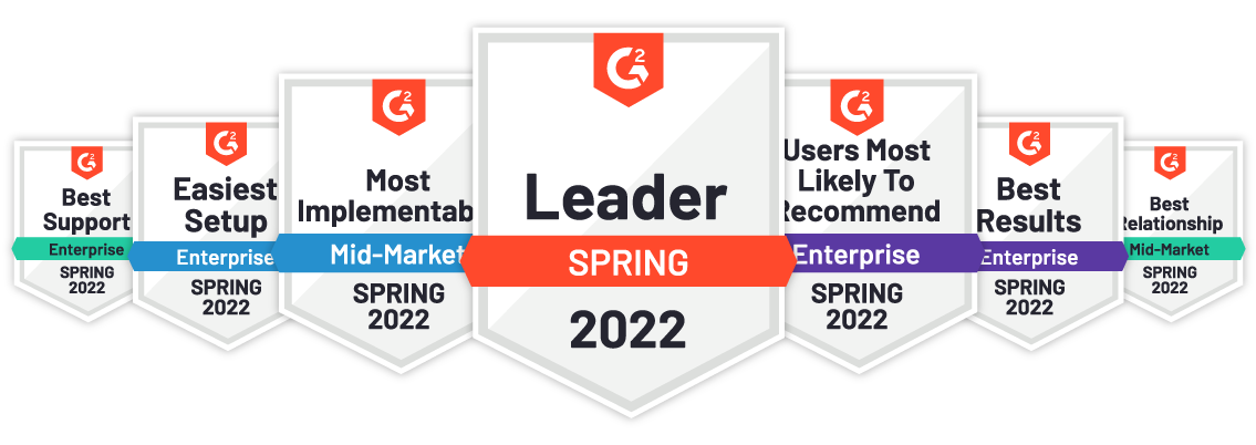 G2 Crowd Awards Badges